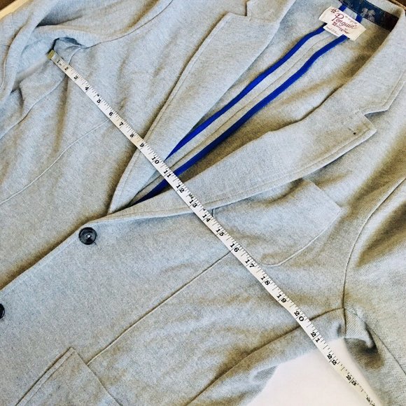 An Original Penguin Heather Gray Blazer Sport Jacket Size Large 100% Cotton - Picture 7 of 10